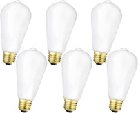 Leools LED Edison Bulbs,6W, Equivalent