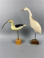 2 Shorebirds, 1 egret by Jim Slack, Pekin, IL,