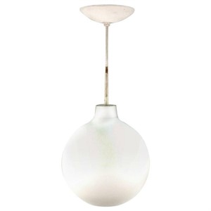 Stilux Attributed Frosted Glass Pendant Light