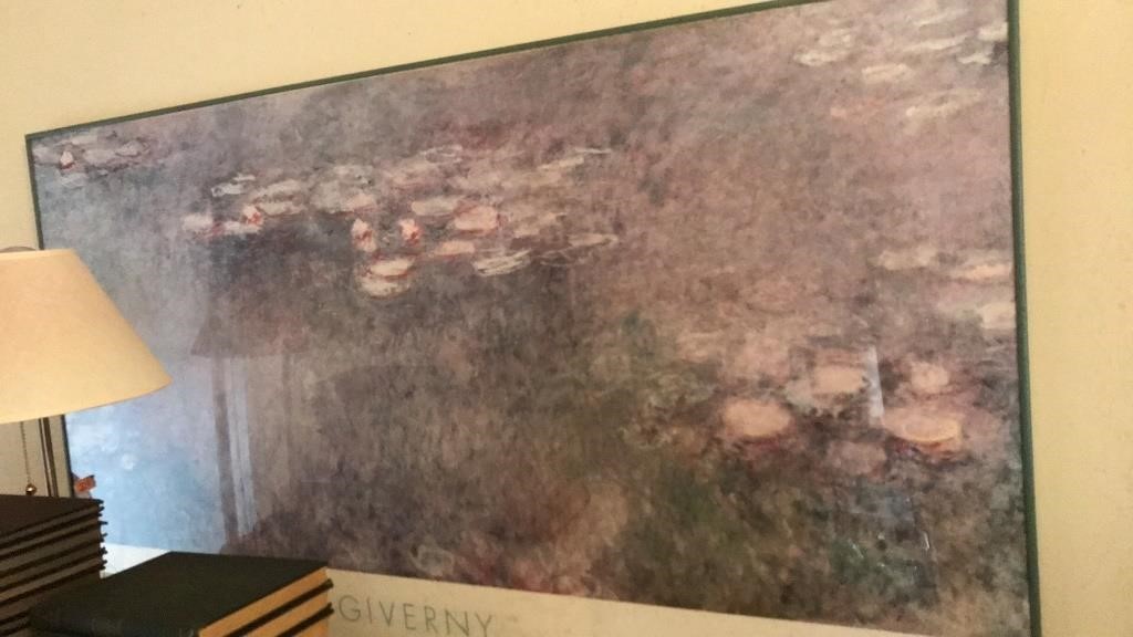 FRAMED MONET'S YEARS AT GIVERNY POSTER