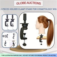 2-PCS HOLDER CLAMP STAND FOR COSMETOLOGY WIG
