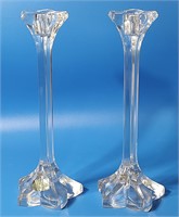 Pair of Mikasa Flower Candlesticks