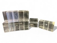 24 plastic 4x8inch display cases