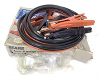 Sears 12 Foot, 6 Gauge Copper, Booster Cables.
