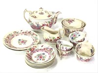 Vintage porcelain Tea Pot & Dishes+