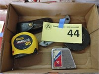 Misc. Tape Measures And Knives-Flat