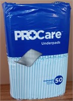 (50) Pack ProCare Underpads