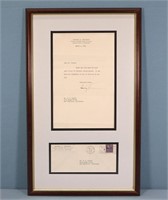 1954 Signed Harry Truman Letter