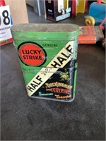 Lucky strike
Half-and-half tobacco can