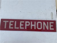 GLASS TELEPHONE INSERT