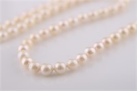 Princess-Length Pearl Strand Necklace