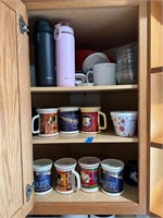 Cabinet Contents (only) Cups, etc.