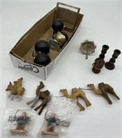 Willow Ofgood Figures, Wooden Camels, Wooden Minis