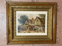Framed "The Village Inn"