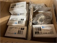 Box of Kichler Lighting Tin Sockets w/Bulbs 15+