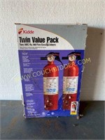 Twin value pack Fire extinguishers