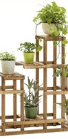 INDOOR TIERED PLANT DISPLAY RACK NO INSTRUCTIONS