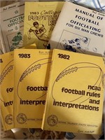 8 pcs Football Officiating and Rules Books