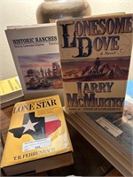3 pcs Books on Texas