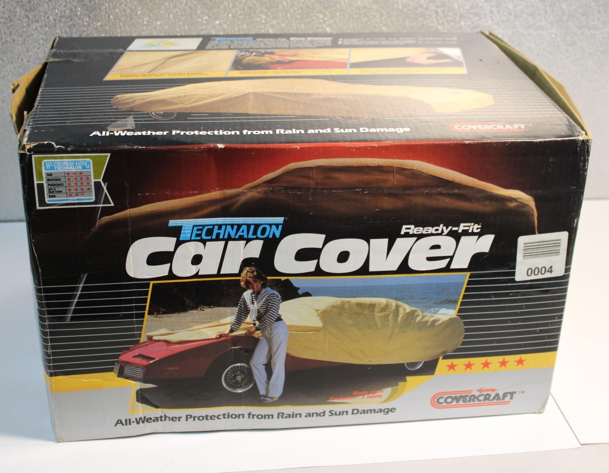 Vintage Never Used Car Cover Size D on Chart