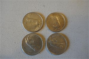 4 - 1867 - 1967 25 Cent Coins