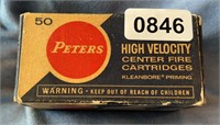 Vintage Peters 22 Hornet Ammo