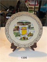 Indiana Decorative Plate