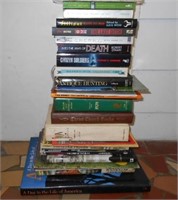 Lot of Books Including the Into the Jaws of Death