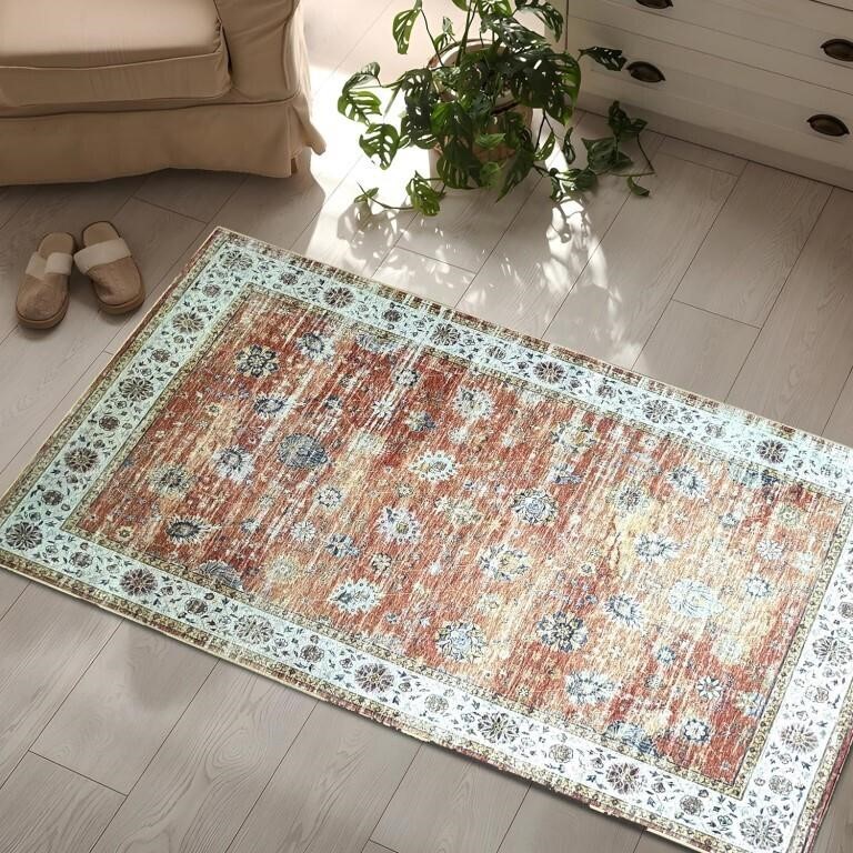 $120 JV Home Area Rug Oushak Beige 5'x7' Rugs