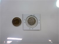 1 Gulden 1955 XF 6.5 gr silver