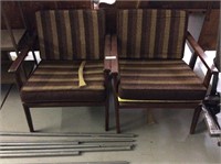 Pair of vintage Douglas Eaton furniture Co  patio