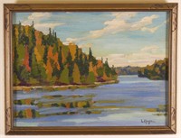 L. CLAIRE CANADIAN SCHOOL PAINTING