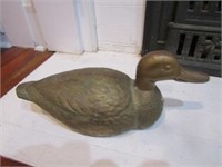 Solid brass duck