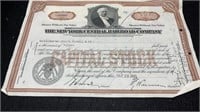 1945 10 Share Stock Certificate The New York Centr