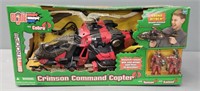GI Joe Crimson Command Copter Toy Boxed