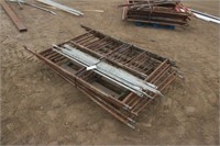 (6) Scaffold Sections w/ Braces, Approx 4Ft X 6Ft