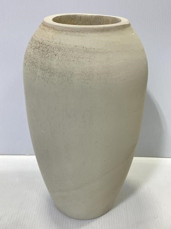 Baqor wooden decorative vase 11" height
