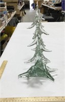 Glass tree decoration