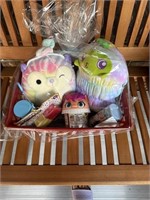 Child's Basket Including Bubbles and Chalk #1