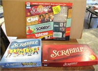 Scrabble, Sorry, Yahtzee, Multi-Game Board Games