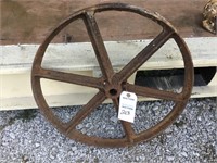 Iron Wheel 22" Diameter