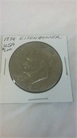 1974 Eisenhower US Dollar Coin