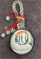 Vintage Clay Bell Talisman Lucky Charm