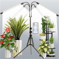 Grow Light with Stand  10 Dimmable Brightness  Tim