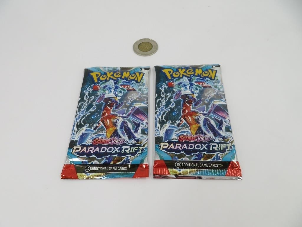 2 pack neufs de cartes Pokémon