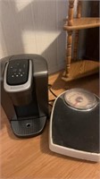 Keurig coffee maker, sunbeam scale