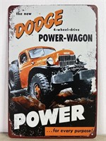 Reproduction Dodge 4-Wheel-Drive Power Wagon Metal