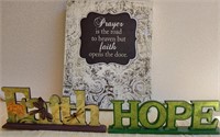 804 - FAITH, HOPE & PRAYER SIGNS