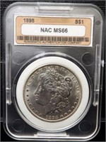 1889 NAC MS66 Morgan Silver Dollar