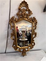 Vintage Syroco Gold Ornate Mirror LARGE